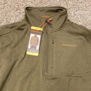 Merrell Forest Green Zip Pullover